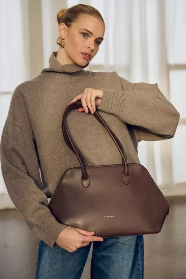 Zobacz Brązowa torebka skórzna Josephine