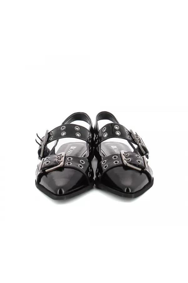 Zobacz Czarne baleriny lakierowane CARINII--B9995-037-000-000-000