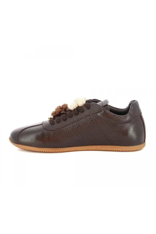 Zobacz Brązowe sneakersy skórzane CARINII--B10498-T93-000-000-000