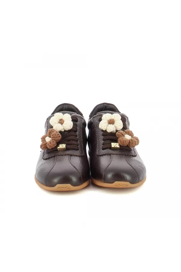 Zobacz Brązowe sneakersy skórzane CARINII--B10498-T93-000-000-000