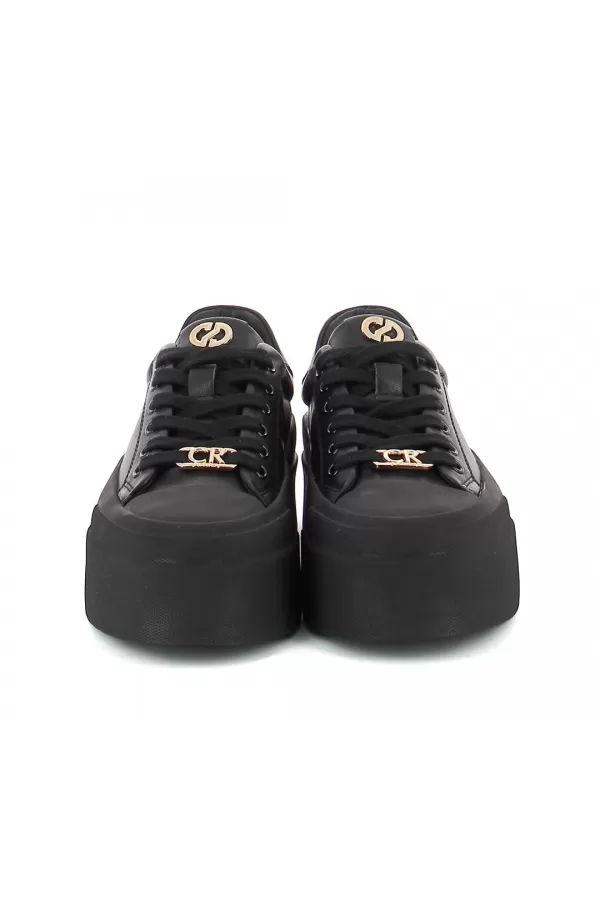 Zobacz Czarne sneakersy skórzane CARINII--B10373-353-000-000-000