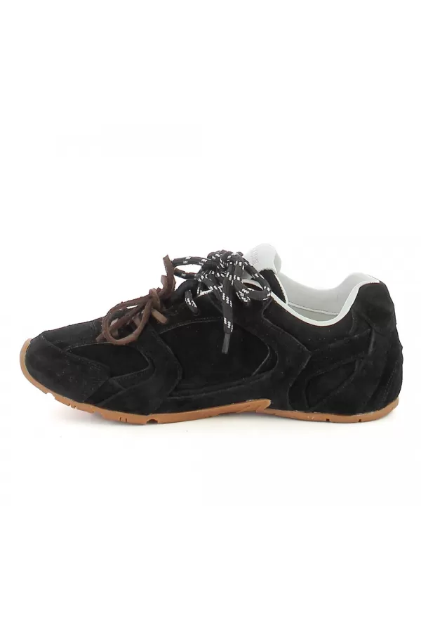 Zobacz Czarne sneakersy zamszowe CARINII--B10342-089-000-000-000