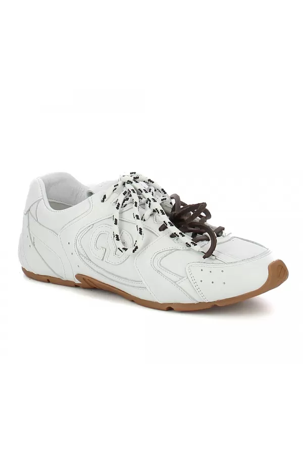 Zobacz Białe sneakersy skórzane CARINII--B10342-L46-000-000-000