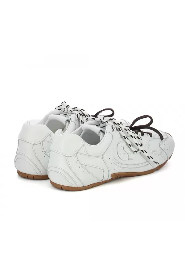 Zobacz Białe sneakersy skórzane CARINII--B10342-L46-000-000-000