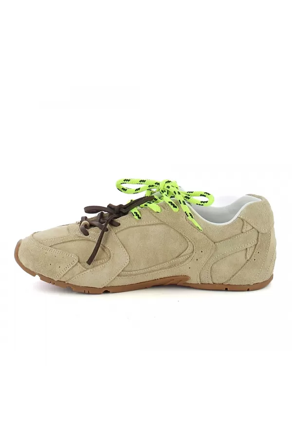 Zobacz Beżowe sneakersy zamszowe CARINII--B10342-168-000-000-000