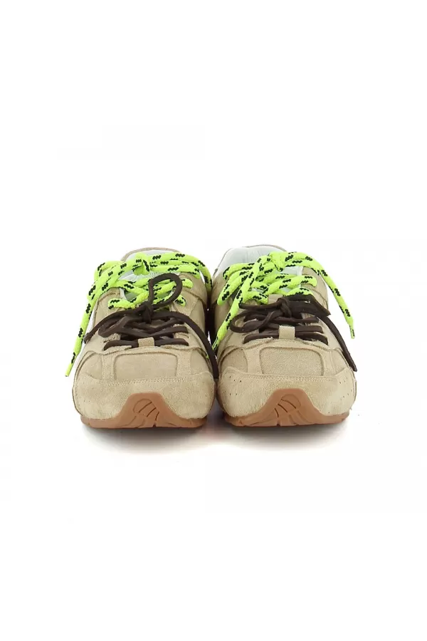 Zobacz Beżowe sneakersy zamszowe CARINII--B10342-168-000-000-000