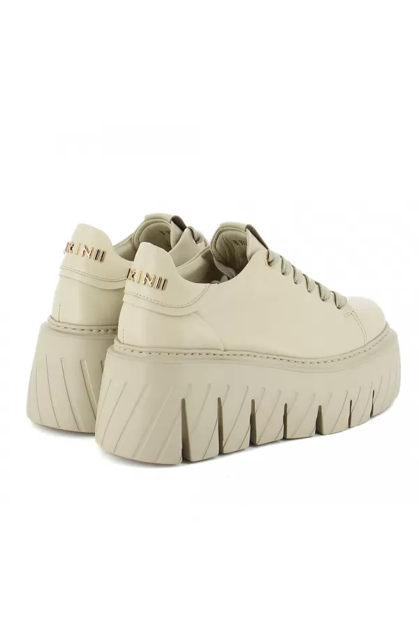 Zobacz Beżowe sneakersy na platformie CARINII--B10076-T43-000-000-G75