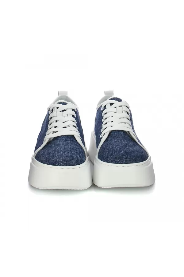Zobacz Sneakersy damskie jeansowe CARINII--B9591-D99-L46-000-F69