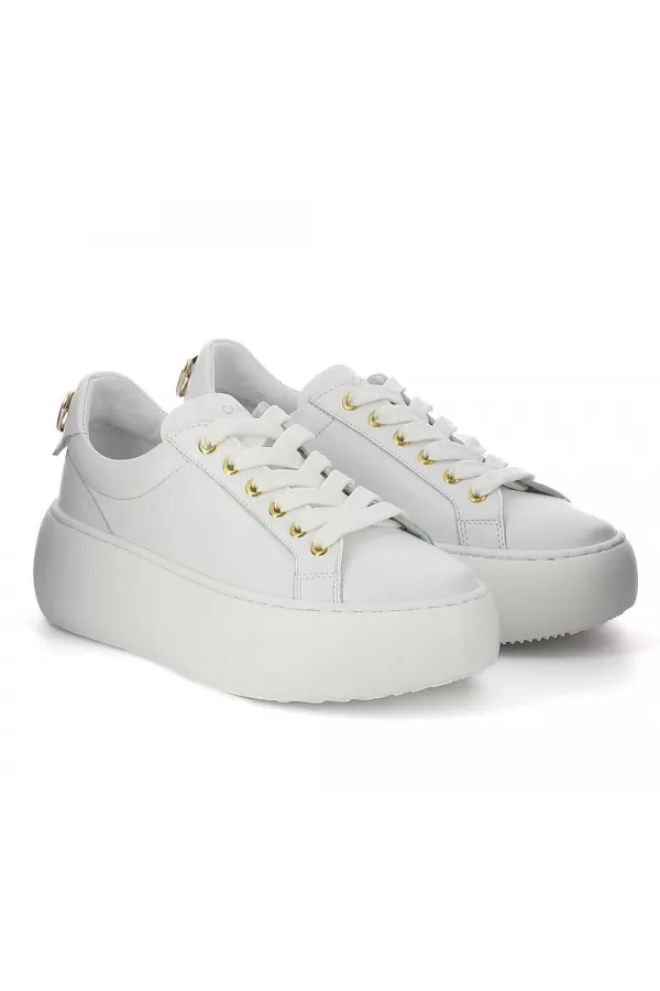 Zobacz Białe sneakersy na platformie CARINII--B9571-L46-000-000-G23