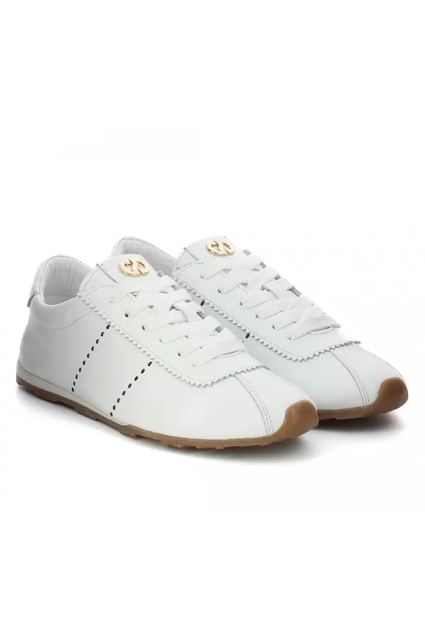 Zobacz Komfortowe skórzane sneakersy CARINII--B10355-L46-000-000-000