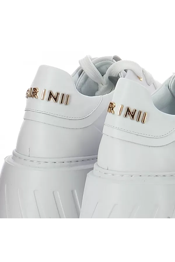 Zobacz Białe sneakersy na platformie CARINII--B10076-L46-000-000-G75