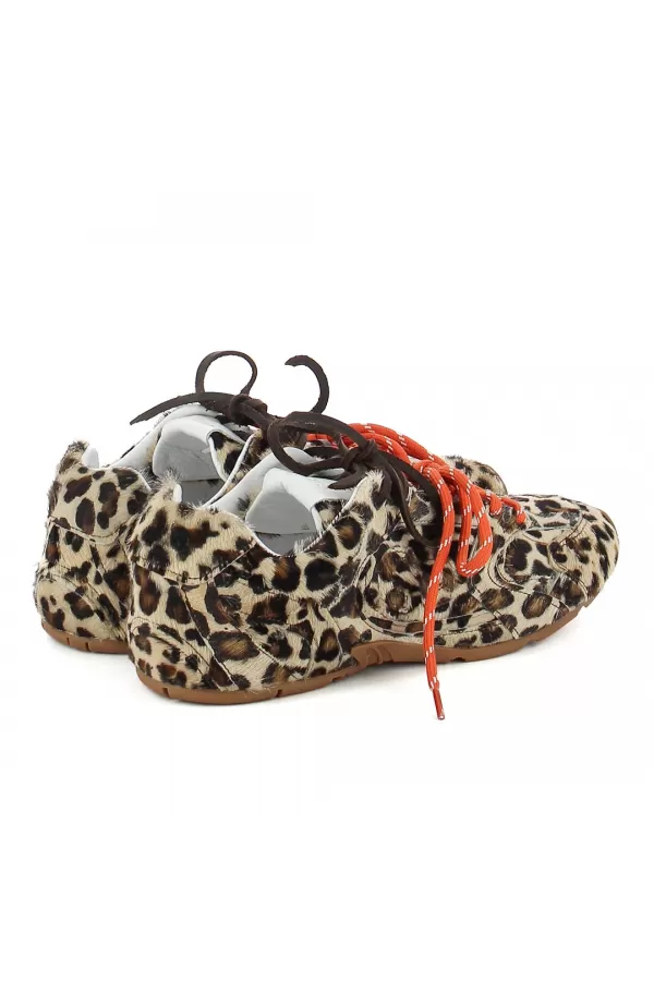 Zobacz Beżowe sneakersy w panterkę CARINII--B10342-T53-000-000-000