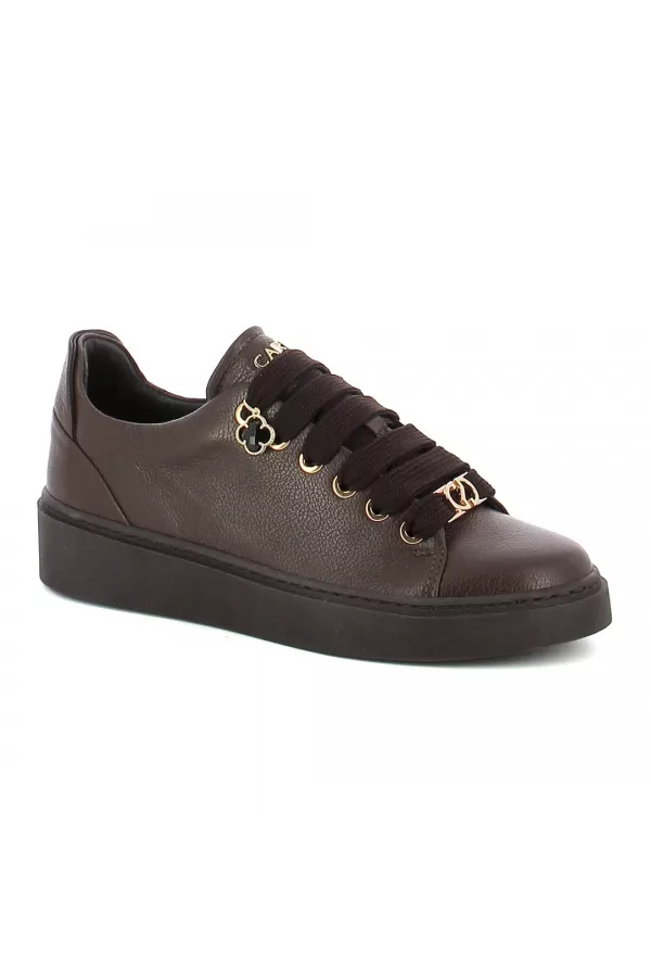 Zobacz Brązowe sneakersy skórzane CARINII--B10469-T93-000-000-G81