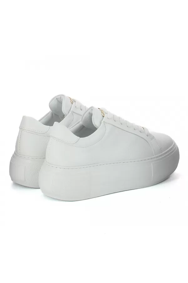 Zobacz Białe sneakersy skórzane CARINII--B10329-L46-000-000-000