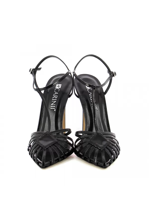 Zobacz Czarne sandały na szpilce CARINII--B9996-037-000-000-000