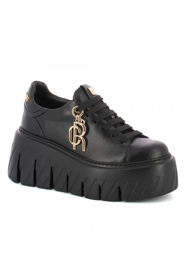 Zobacz Czarne sneakersy na platformie CARINII--B10462-E50-000-000-G75