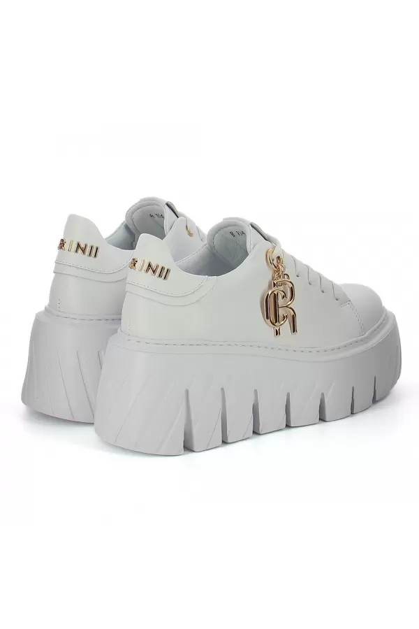 Zobacz Białe sneakersy na platformie CARINII--B10462-L46-000-000-G75