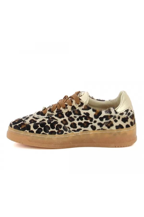 Zobacz Zamszowe sneakersy w panterkę CARINII--B10480-T53-000-000-000