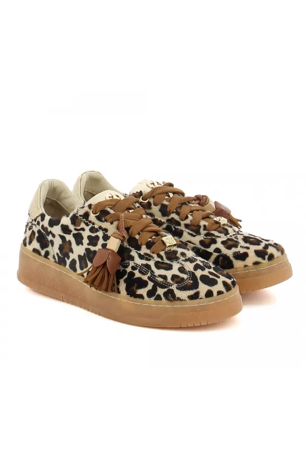Zobacz Zamszowe sneakersy w panterkę CARINII--B10480-T53-000-000-000