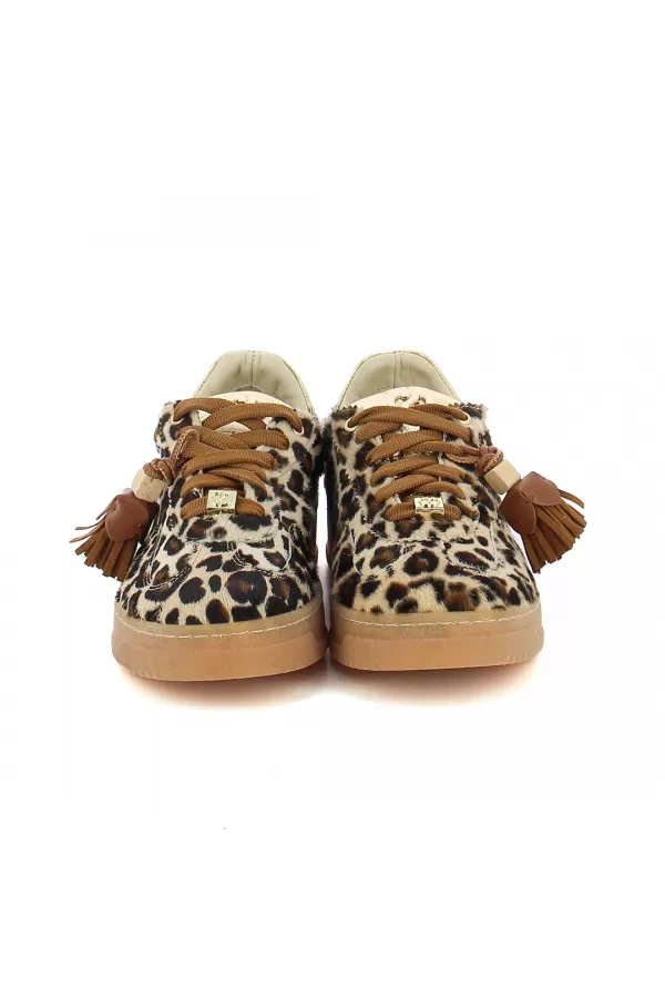 Zobacz Zamszowe sneakersy w panterkę CARINII--B10480-T53-000-000-000