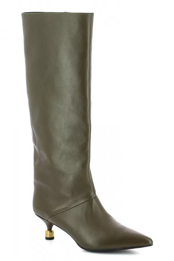 Zobacz Kozaki damskie w kolorze khaki CARINII--B10527-557-000-000-000