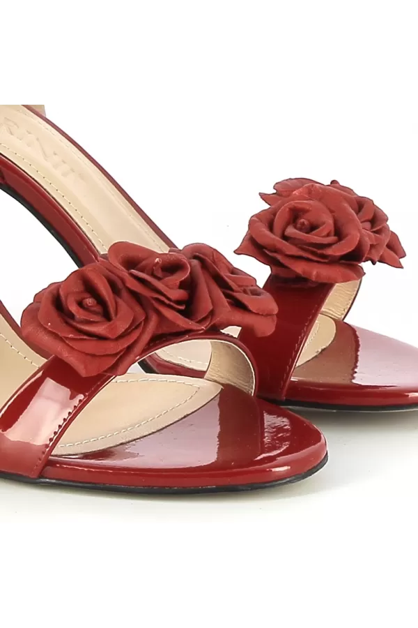 Zobacz Czerwone sandały damskie CARINII--B6367-203-000-000-000