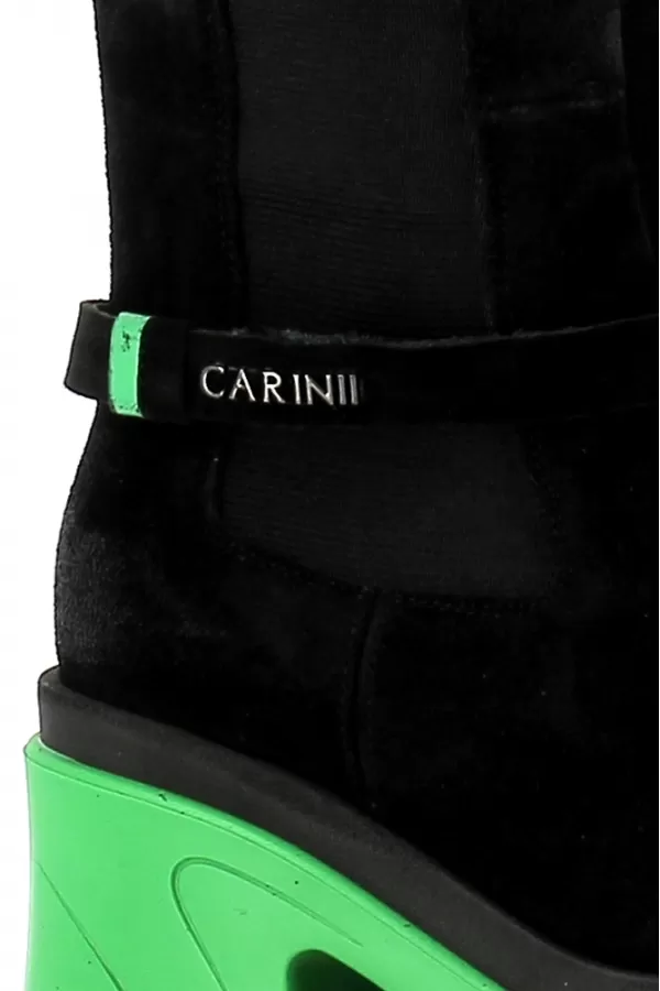 Zobacz Czarne kozaki zamszowe  CARINII--B7736-H20-000-000-E90