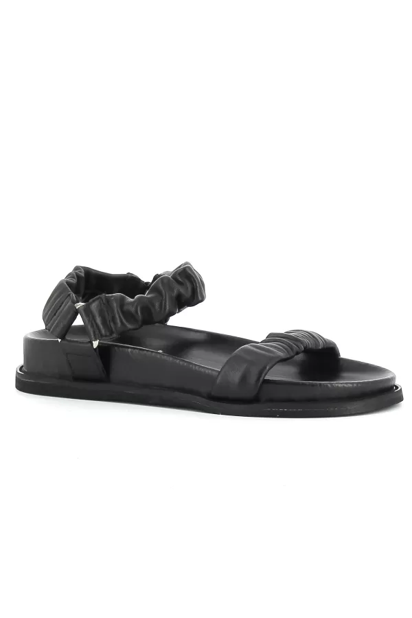 Zobacz Czarne sandały damskie CARINII--B7812-E50-000-000-E94