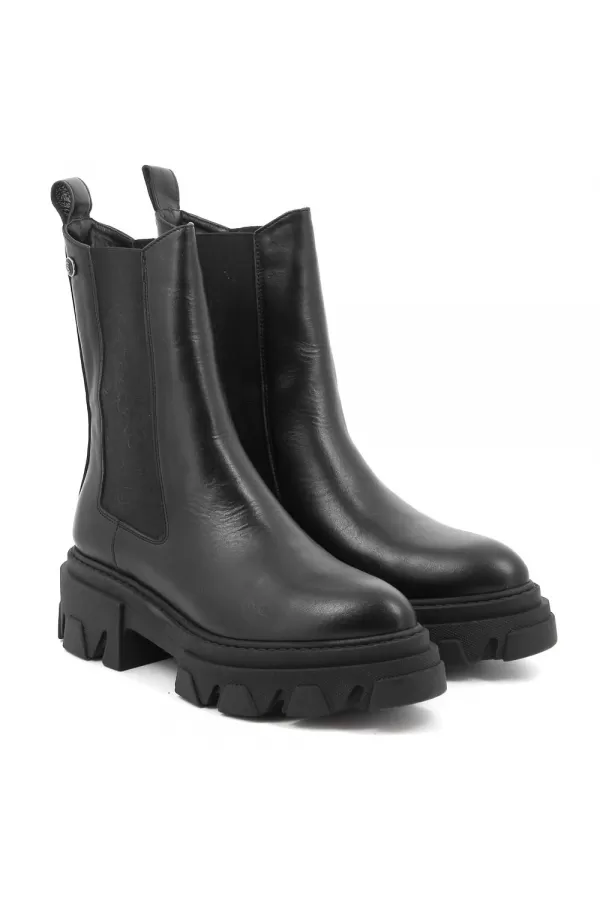Zobacz Czarne sztyblety damskie CARINII--B8324BB-E50-000-000-F12