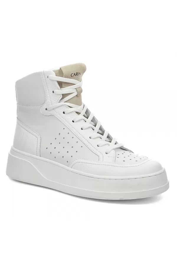 Zobacz Białe sneakersy damskie CARINII--B8366-P86-L46-000-F44