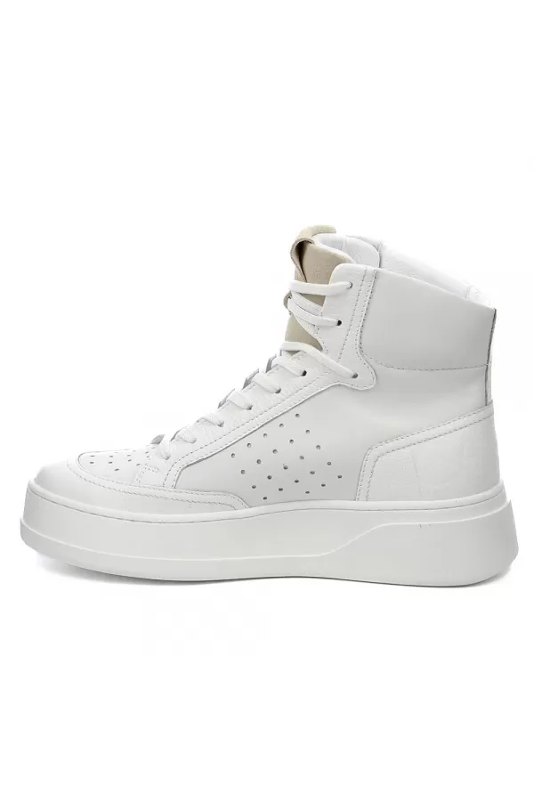 Zobacz Białe sneakersy damskie CARINII--B8366-P86-L46-000-F44