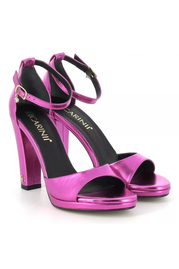 Zobacz Różowe sandały na słupku CARINII--B8841-S69-000-000-F86