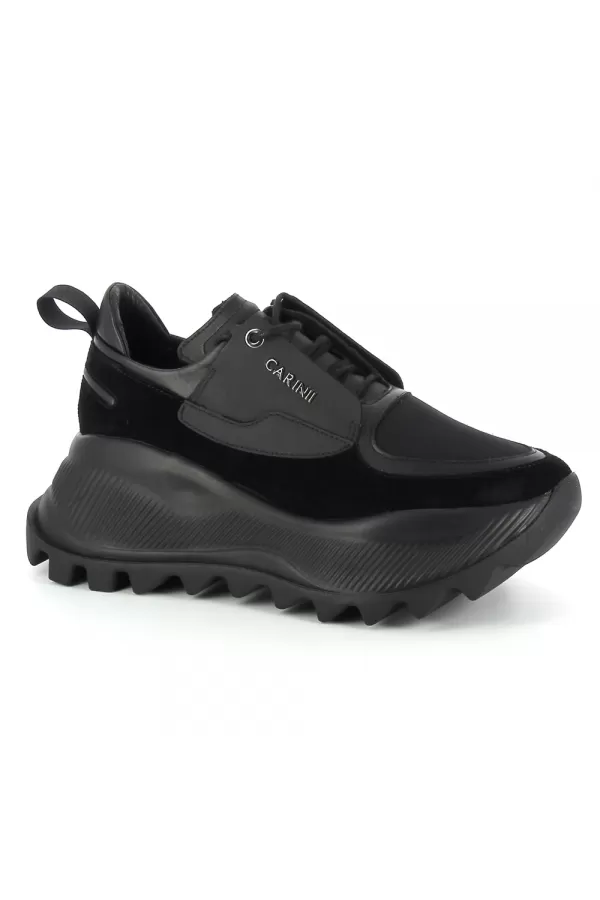 Zobacz Czarne sneakersy na platformie CARINII--B8920-H20-E50-R91-F92