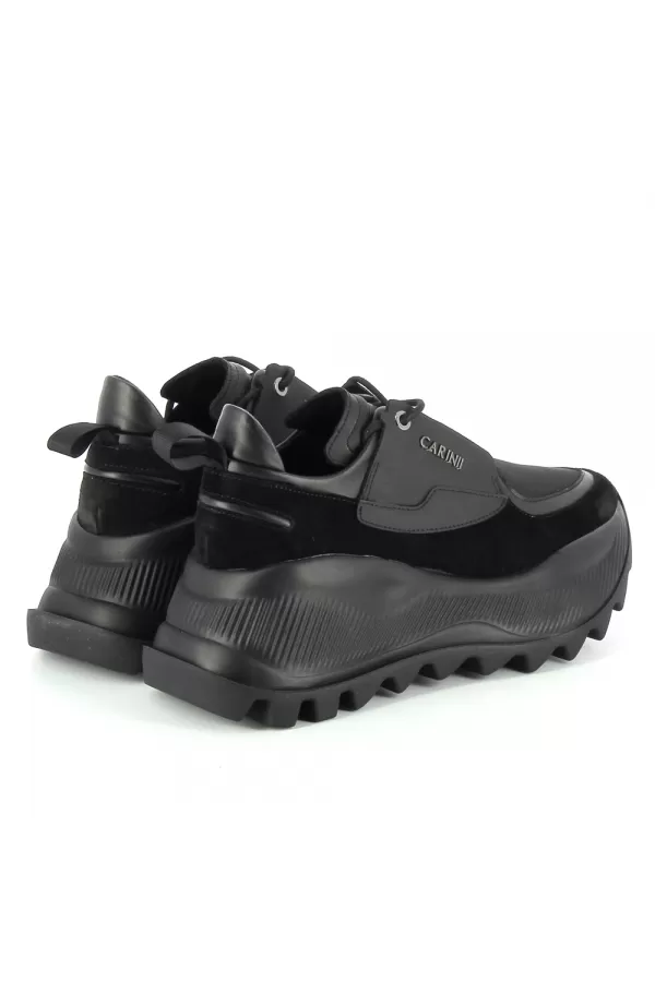 Zobacz Czarne sneakersy na platformie CARINII--B8920-H20-E50-R91-F92