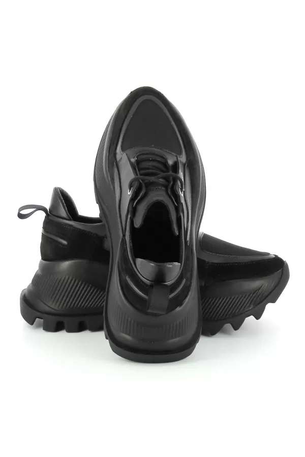 Zobacz Czarne sneakersy na platformie CARINII--B8920-H20-E50-R91-F92
