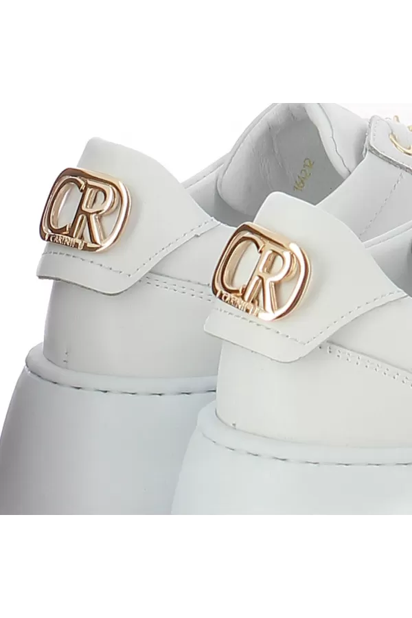 Zobacz Białe sneakersy z ozdobami CARINII--B9040O-L46-000-000-G23