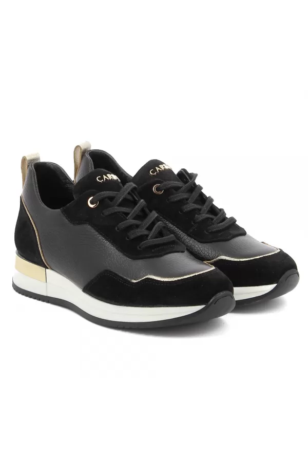 Zobacz Czarne sneakersy damskie CARINII--B9050-H20-S21-J25-G03