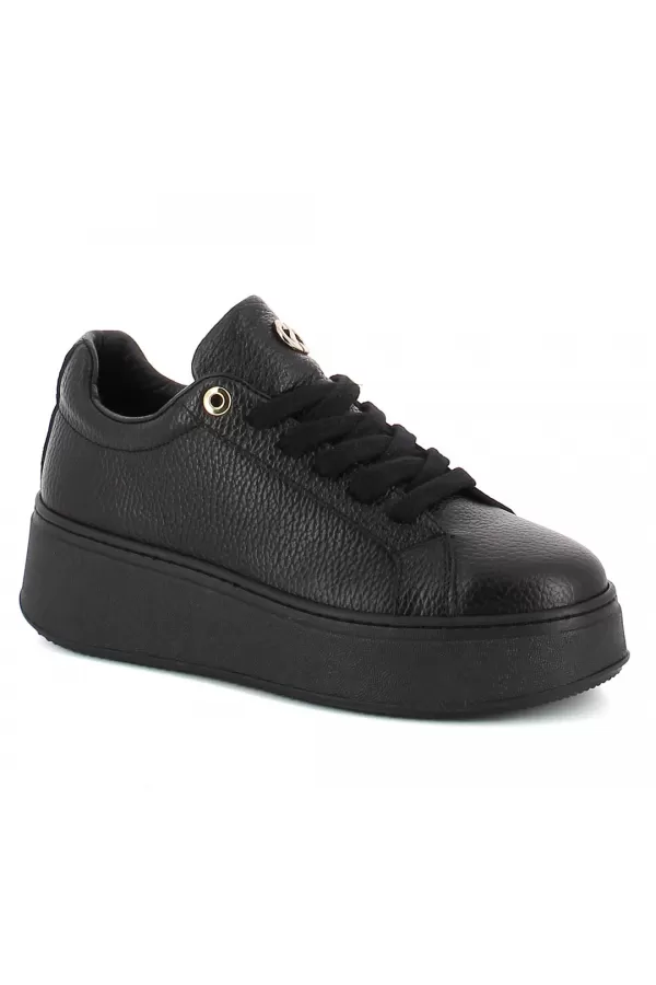 Zobacz Czarne sneakersy skórzane CARINII--B9973-353-000-000-000