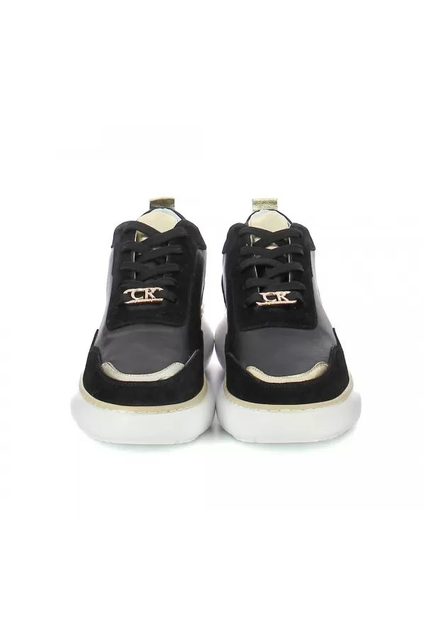 Zobacz Skórzane sneakersy czarne CARINII--B9971-353-180-000-000