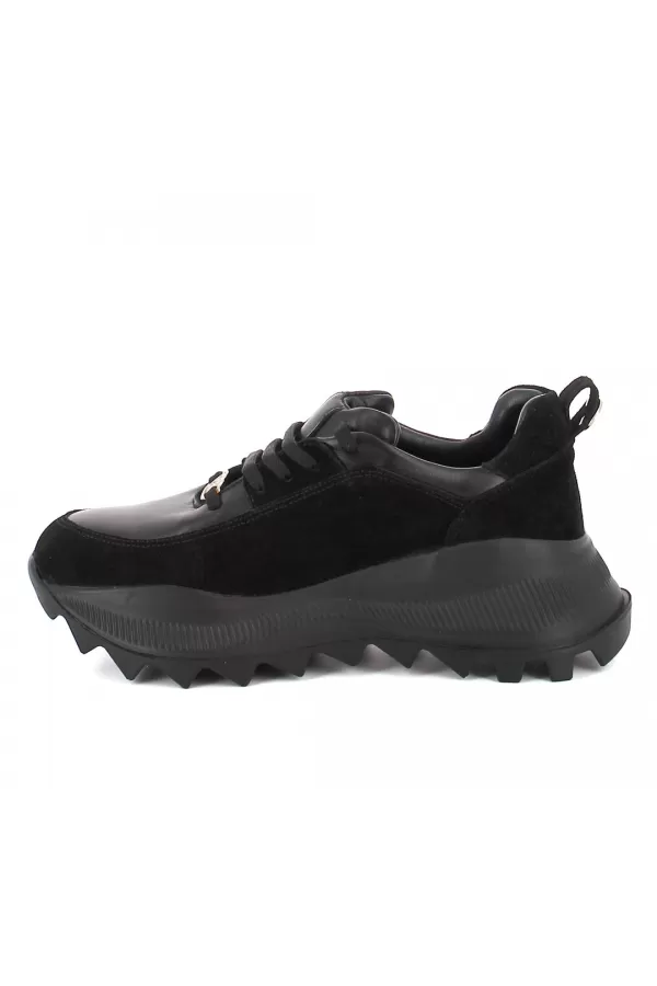 Zobacz Czarne sneakersy na platformie CARINII--B9974-353-000-000-000