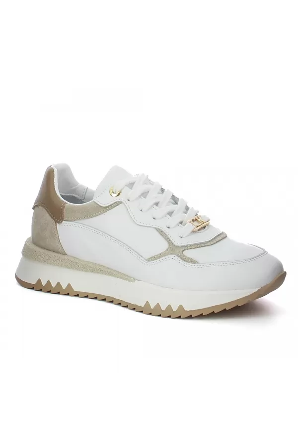 Zobacz Białe sneakersy skórzane CARINII--B9979-187-491-000-000