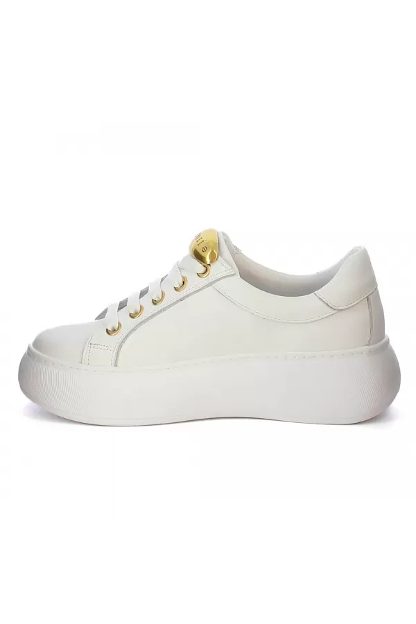 Zobacz Białe sneakersy skórzane CARINII--B9964O-187-000-000-000