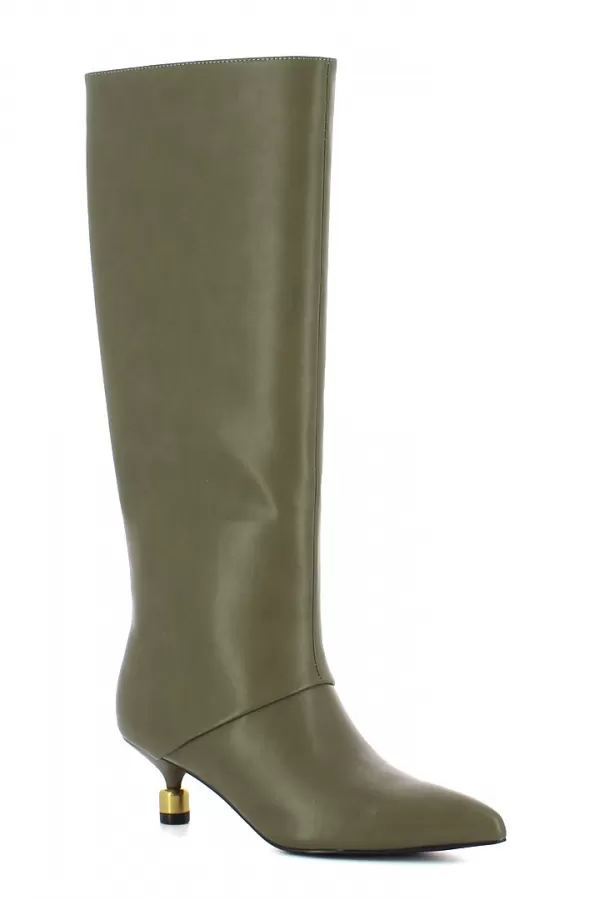Zobacz Kozaki damskie w kolorze khaki CARINII--B10527-557-000-000-000