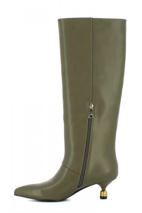 Zobacz Kozaki damskie w kolorze khaki CARINII--B10527-557-000-000-000