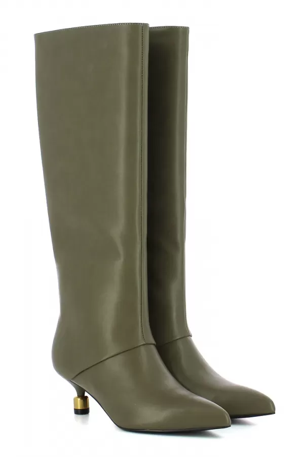 Zobacz Kozaki damskie w kolorze khaki CARINII--B10527-557-000-000-000
