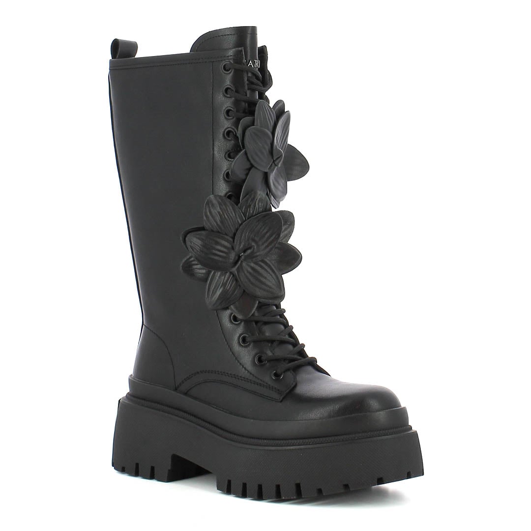 Czarne botki damskie CARINII--B10541-E50-000-000-000