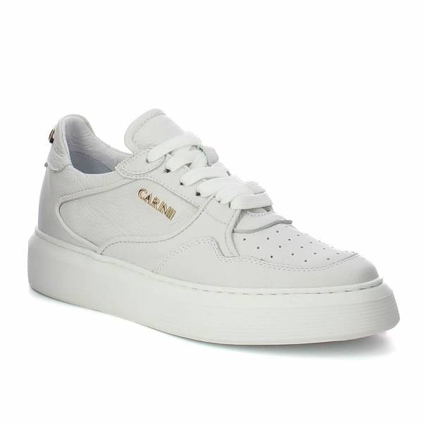 

Białe sneakersy skórzane CARINII B9492-I81-000-000-F69