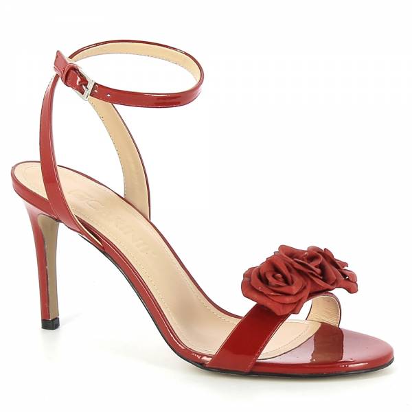 

Czerwone sandały damskie CARINII B6367-203-000-000-000