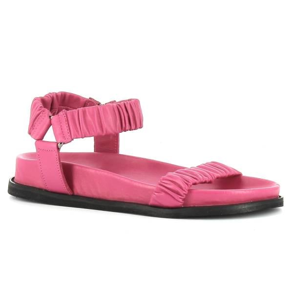 

Różowe sandały damskie CARINII B7812-718-000-000-E94