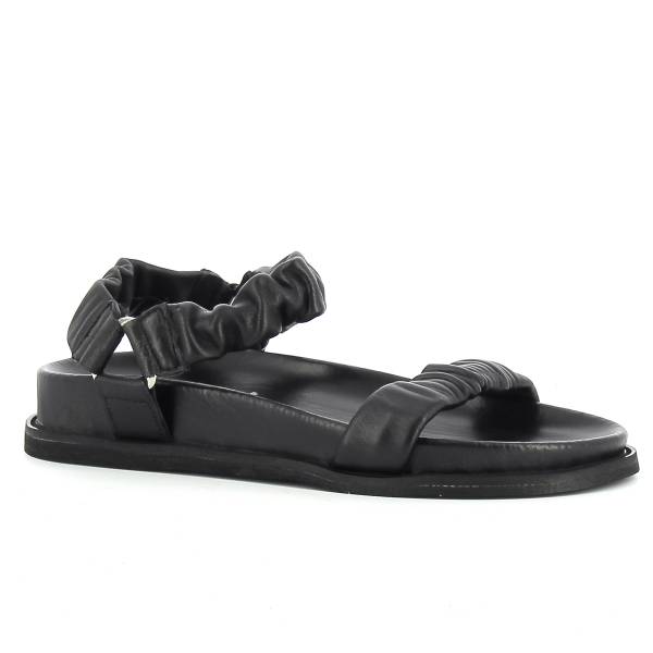 

Czarne sandały damskie CARINII B7812-E50-000-000-E94
